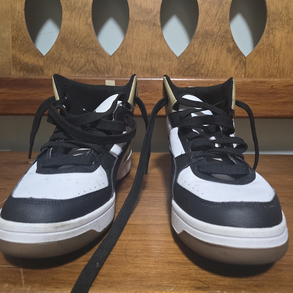 PUMA Men's High-Top Sneakers - Black and Tan - Picture 2 of 6